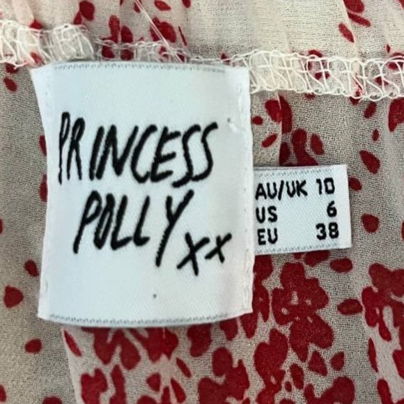 NWOT Princess Polly Altona Floral Sheer Mini Dress - Picture 3 of 6